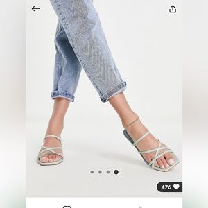 ASOS blue heels